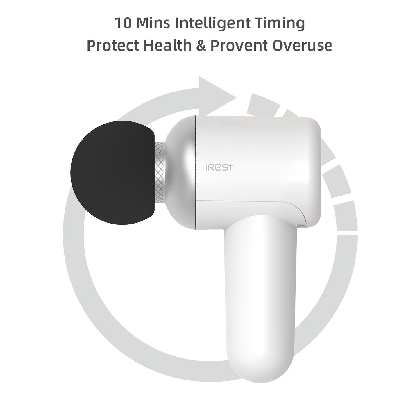 iRest C503 Mini Massage Gun, Deep Tissue Mini Handheld Electric Muscle Massager